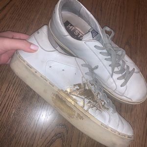 GOLDEN STAR PLATFORM GOLDEN GOOSE COMES W DUST BOX